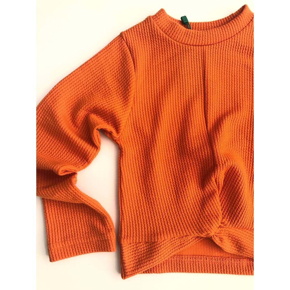 3443 ÖNDEN BAĞLAMALI BODY (DAR KALIP)