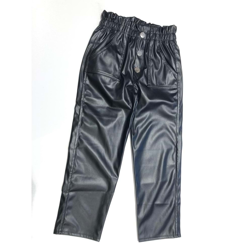 3717 DÜĞMELİ DERİ PANTOLON 5/14