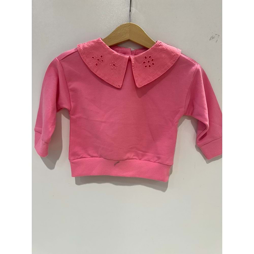 20591 FİSTO YAKALI SWEAT 6/36 AY