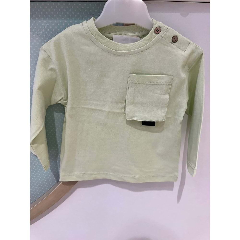 20076 ERKEK BEBEK CEPLİ TSHIRT 6/36