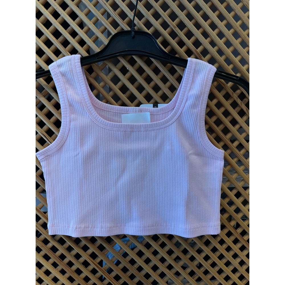 0160 ÇOCUK CROP - PEMBE - 10/11