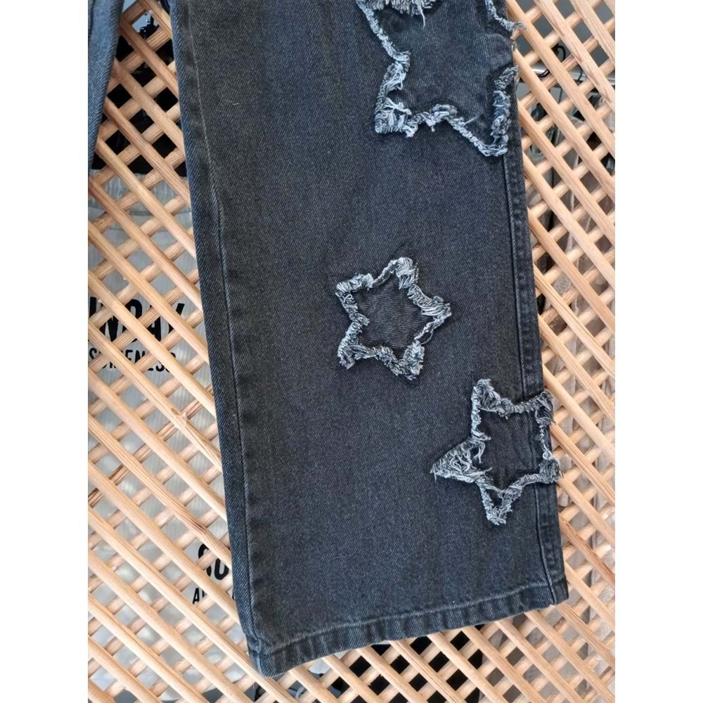 9780 YILDIZLI ÇOCUK KOT PANTOLON