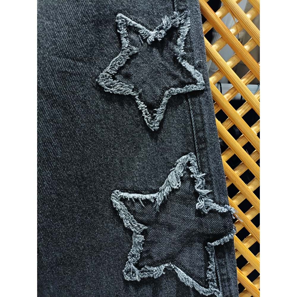 9780 YILDIZLI ÇOCUK KOT PANTOLON