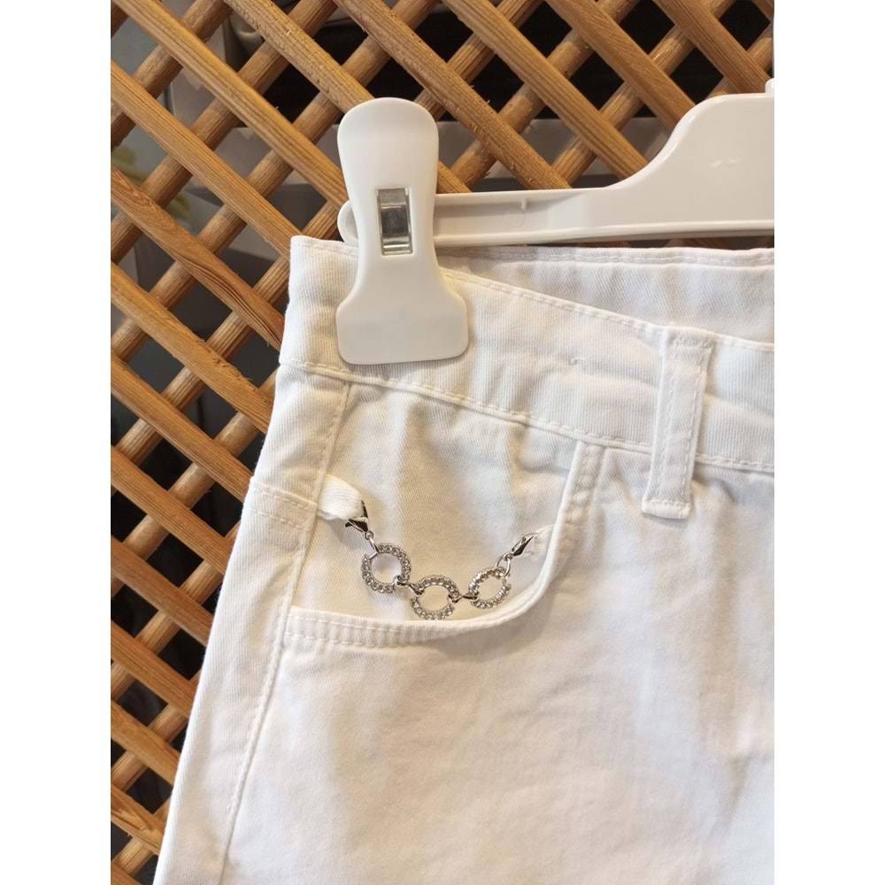 50811 ÇOCUK CEBİ ZİNCİR KOT ŞORT