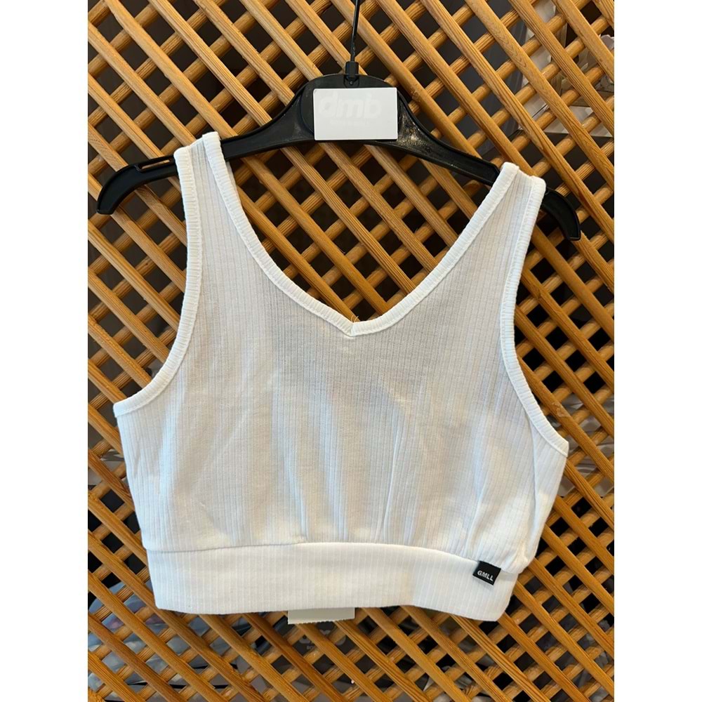 223277 ÇOCUK KAŞKORSE V YAKALI CROP