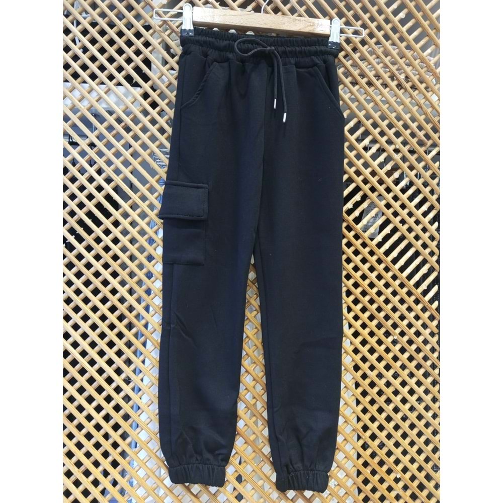 425981 ÇOCUK MODAL PAMUK PENYE ESNEK KUMAŞ KARGO CEPLİ ESOFMAN ALT