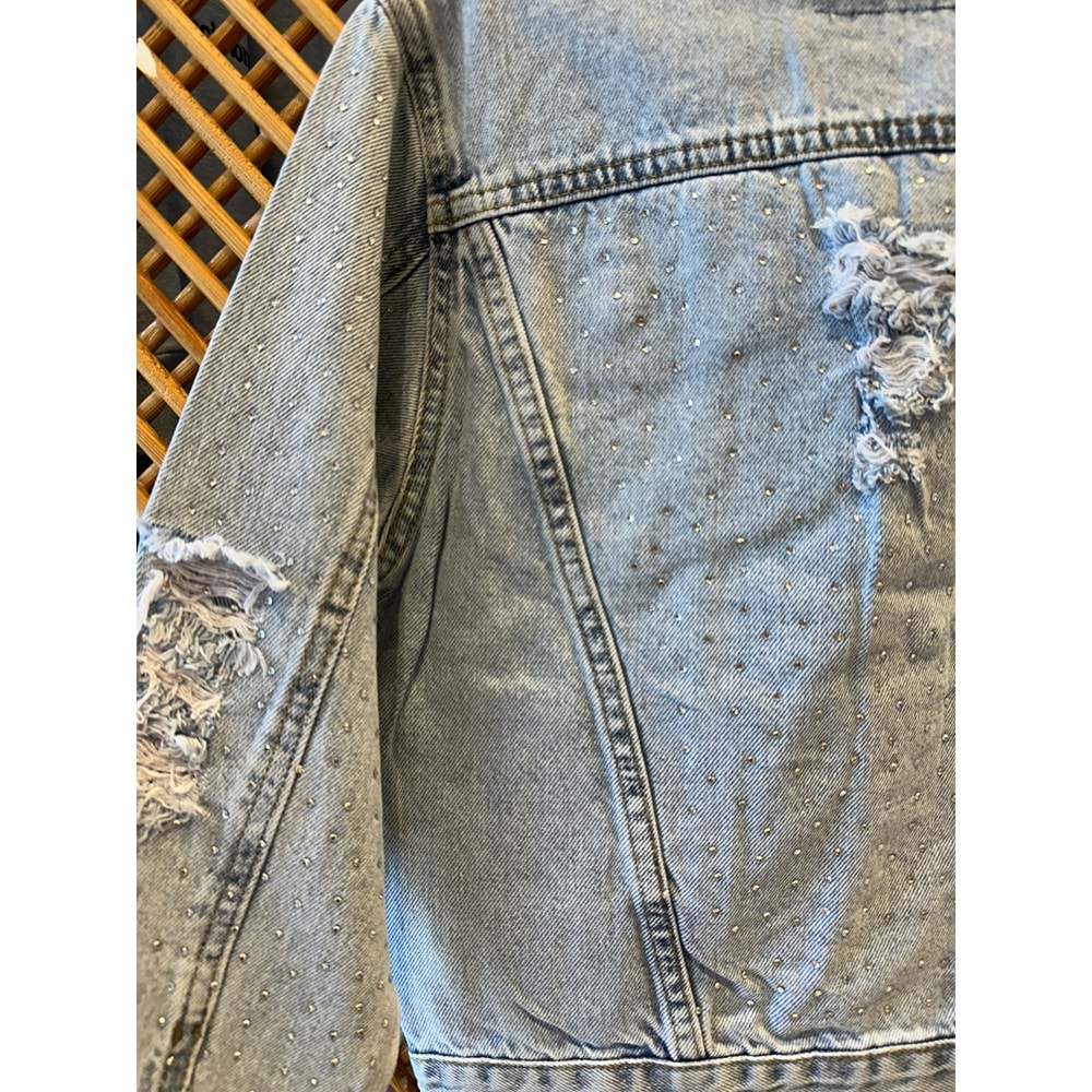 23244 ÇOCUK TAŞLI KOT CEKET - PD KIDS