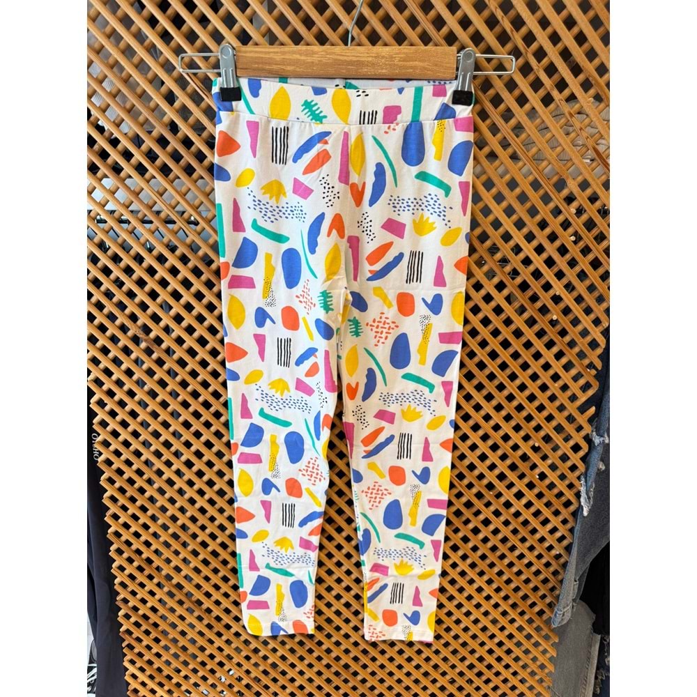 436778 ÇOCUK DESENLİ İNCE MEVSİMLİK TAYT - PD KIDS