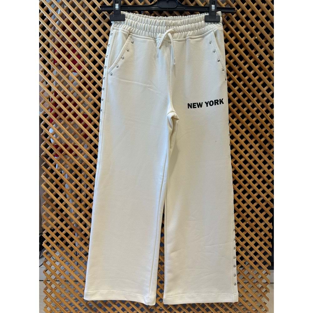 9854 ÇOCUK TAŞ VE KUŞGÖZÜ BASKILI TAKIM - PD KIDS - ÇOCUK - KREM - 10/11 - ST000002134-KREM-10/11