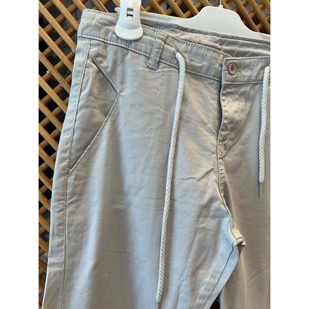 122201 GABARDİN PANTOLON AÇIK GRİ