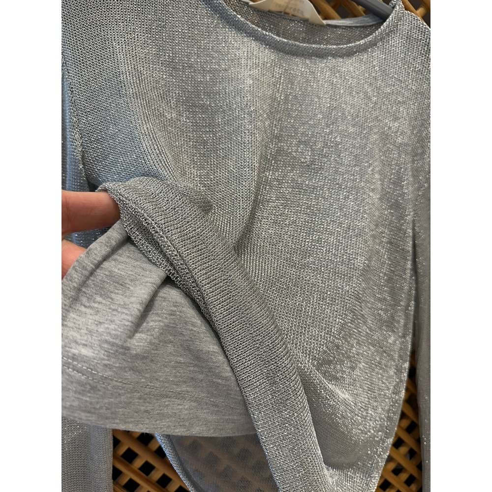 7998 ÇOCUK SİMLİ ÖRME FİLE BLUZ