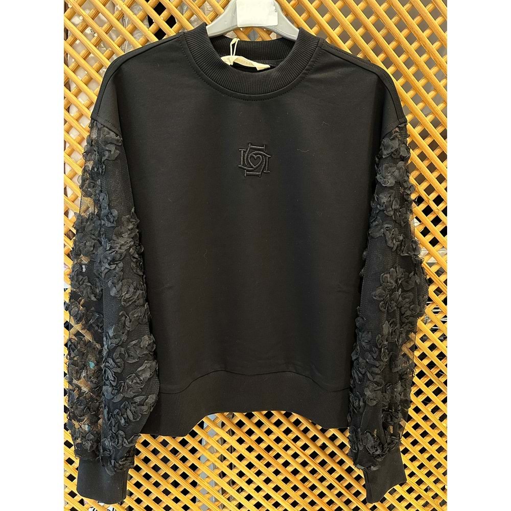 7965 ÇOCUK KOLLARI TÜLLÜ SWEAT