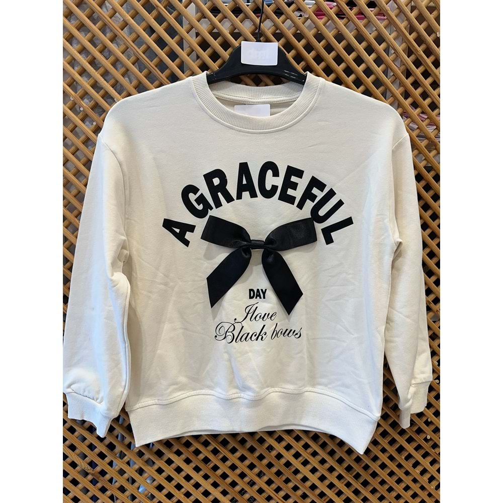 9894 ÇOCUK FİYONKLU SWEAT