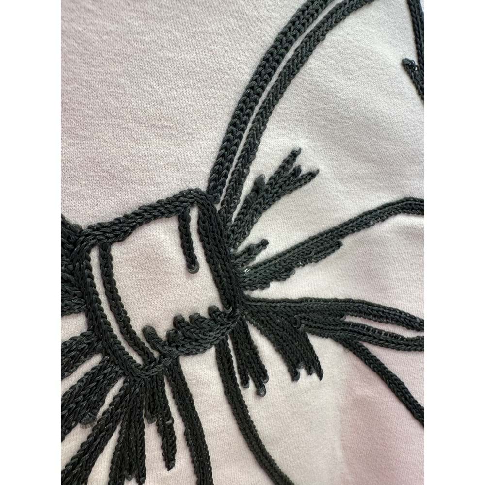 9043 ÇOCUK FİYONK NAKIŞLI SWEAT