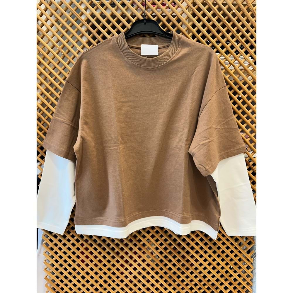 225275 ÇOCUK ÇİFT KOLLU SWEAT