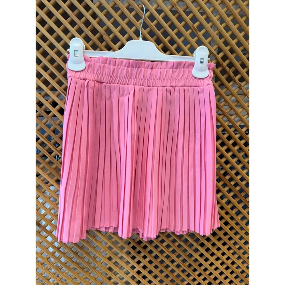 4621 ÇOCUK PAMUKLU KUMAŞ BELİ LASTİKLİ PİLİSELİ ETEK