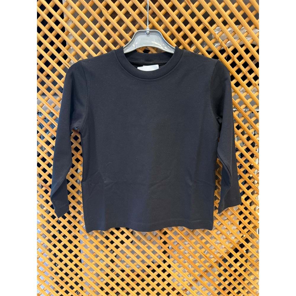 4112 ÇOCUK UZUN KOLLU BASİC TİŞÖRT