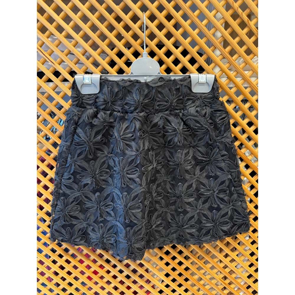 2309 ÇOCUK ÜÇ BOYUTLU KUMAŞ ETEK ASTARLI BEL LASTİKLİ