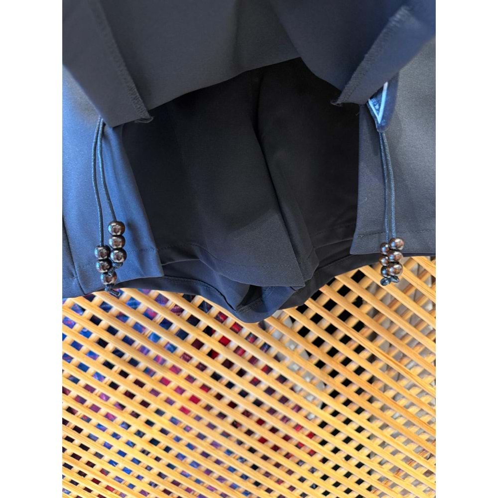 36214 ÇOCUK GARSON BOY KEMER DETAY ŞORT ETEK