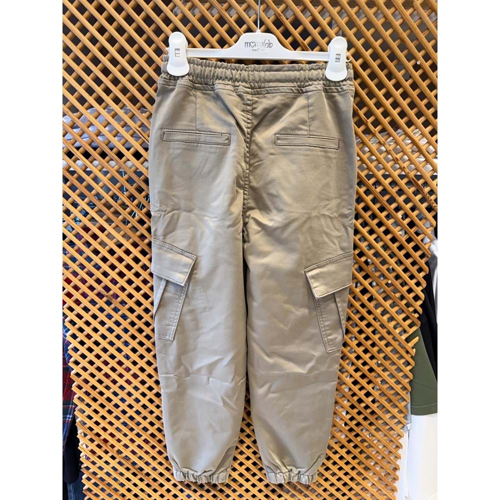 25291 ÇOCUK KARGO CEP DOKUMA PANTOLON