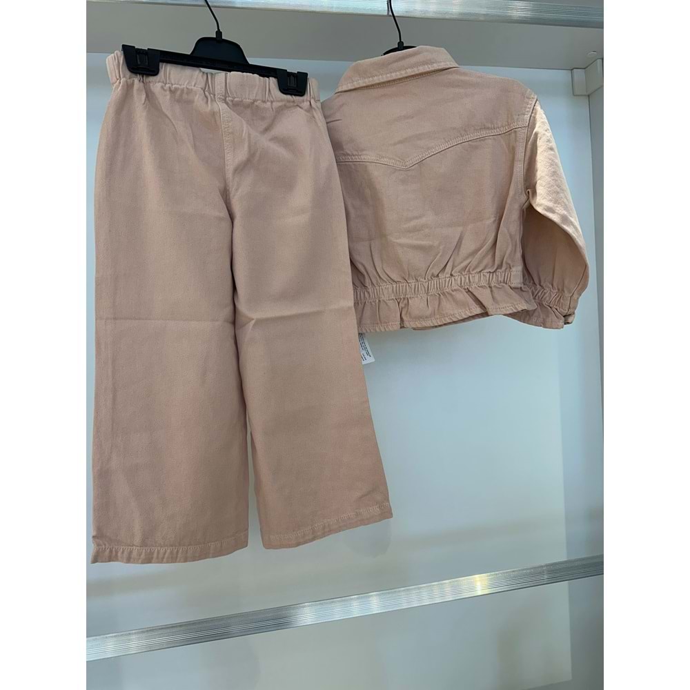 75482-75483 ÇOCUK CEP KAPAKLARI TAŞ DETAYLI BEL LASTİKLİ TAKIM