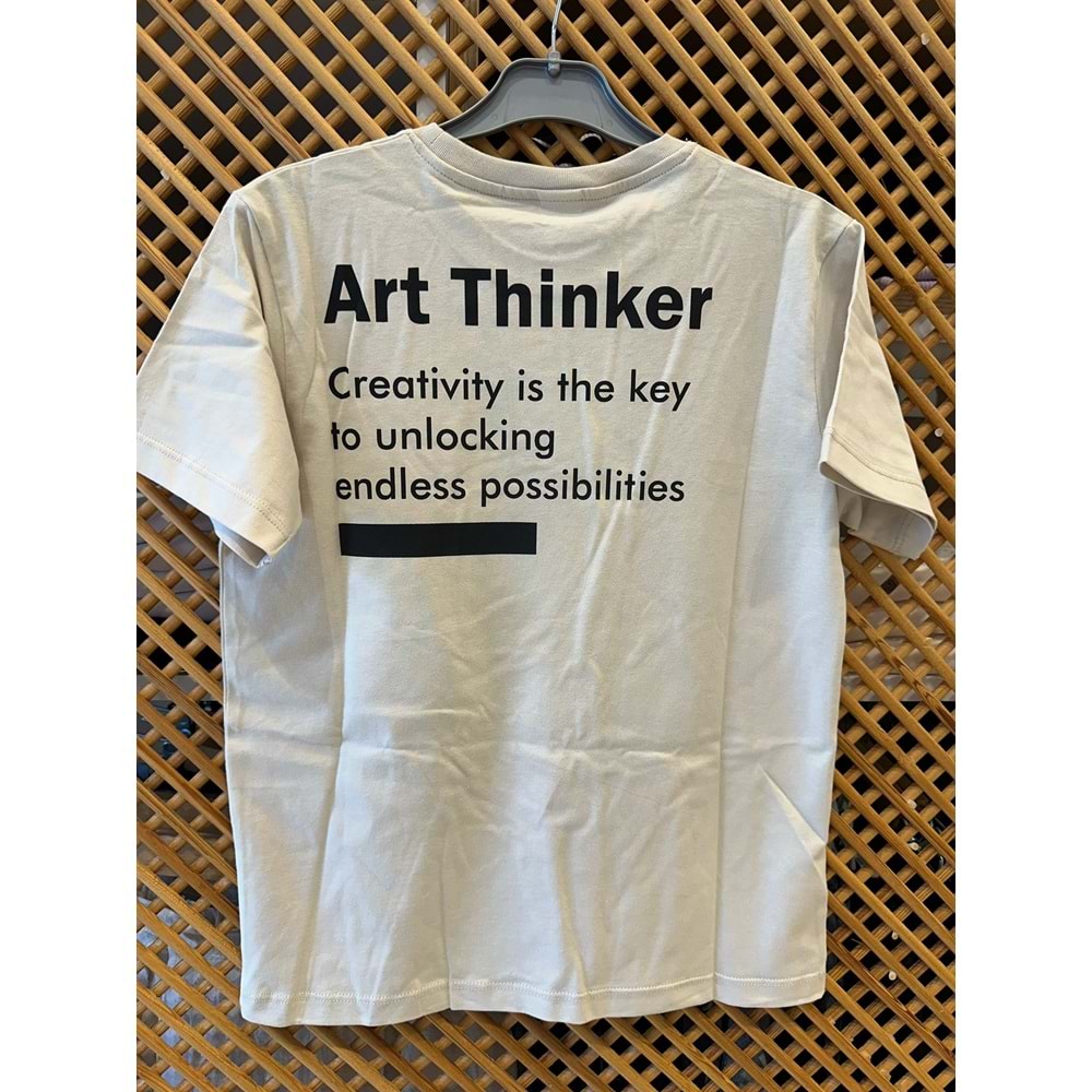 7733 ÇOCUK ÖNÜ VE SIRTI BASKILI TİŞÖRT