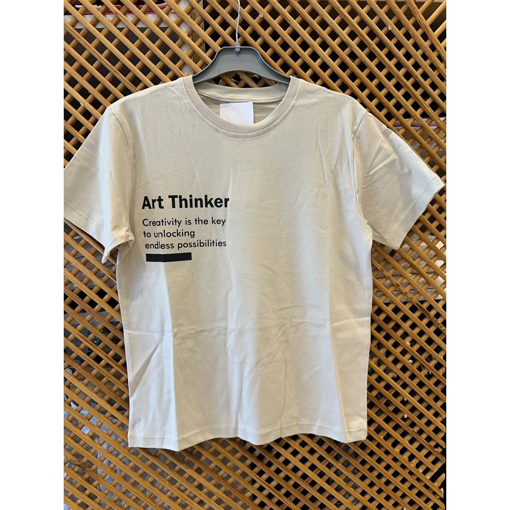 7733 ÇOCUK ÖNÜ VE SIRTI BASKILI TİŞÖRT