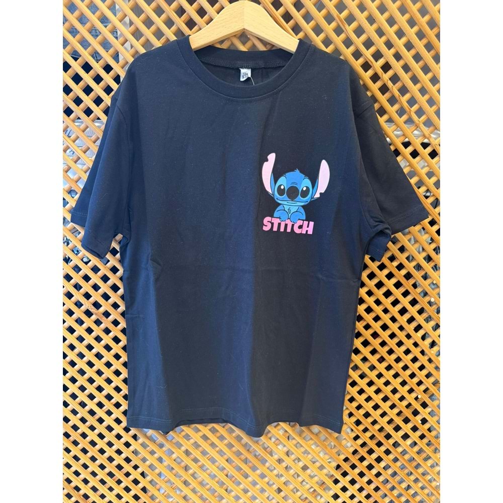 0039 ÇOCUK ÖNÜ VE SIRTI KARAKTER BASKILI TİŞÖRT