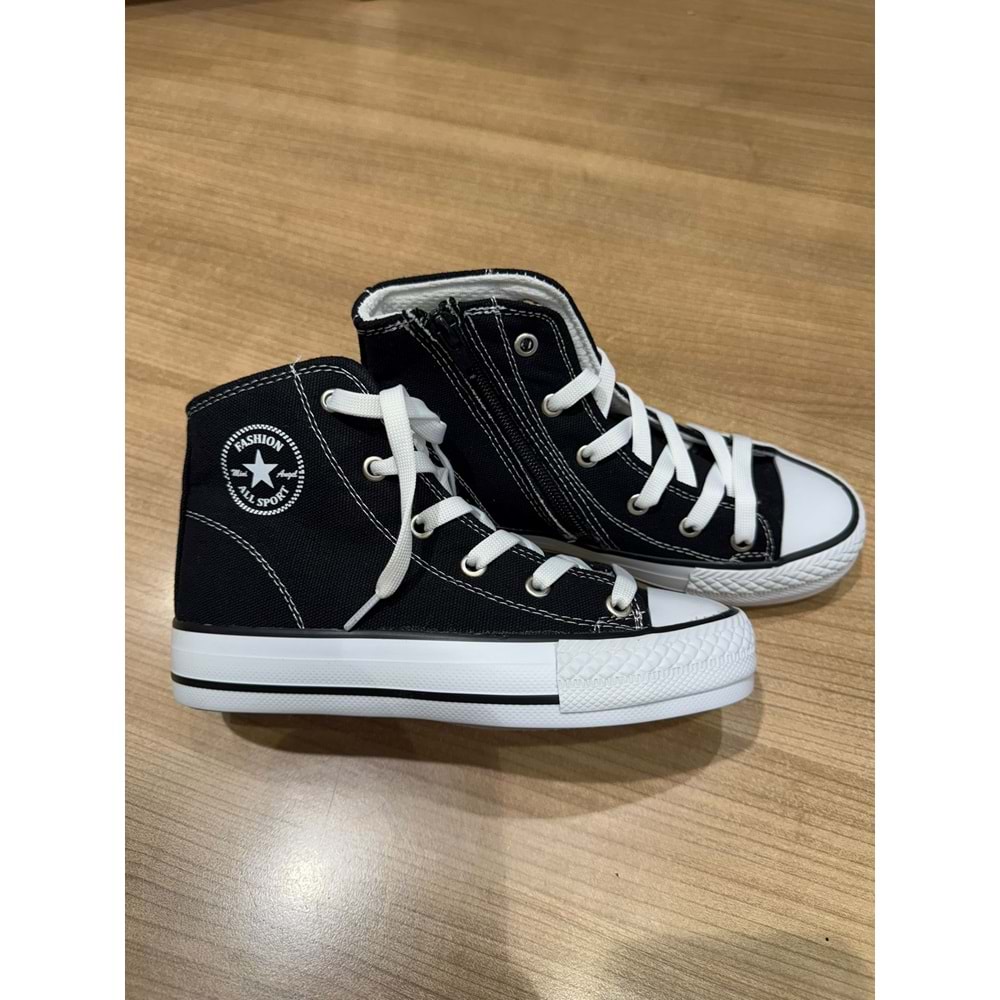 1214 ÇOCUK BİLEKLİ BAĞCIKLI KETEN SPOR AYAKKABI