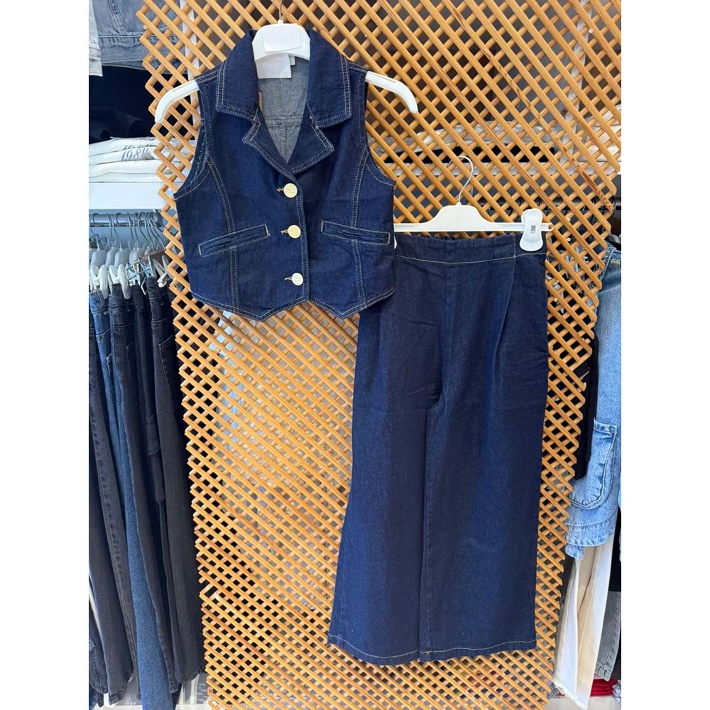 31705-51710 ÇOCUK YELEKLİ KOT TAKIM