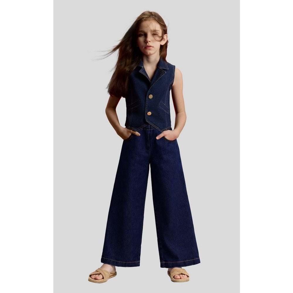 31705-51710 ÇOCUK YELEKLİ KOT TAKIM