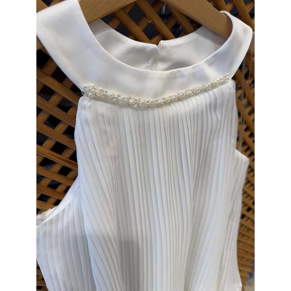 DSL0515 ÇOCUK PİLELİ ŞİFON UÇUŞ UÇUŞ ELBİSE