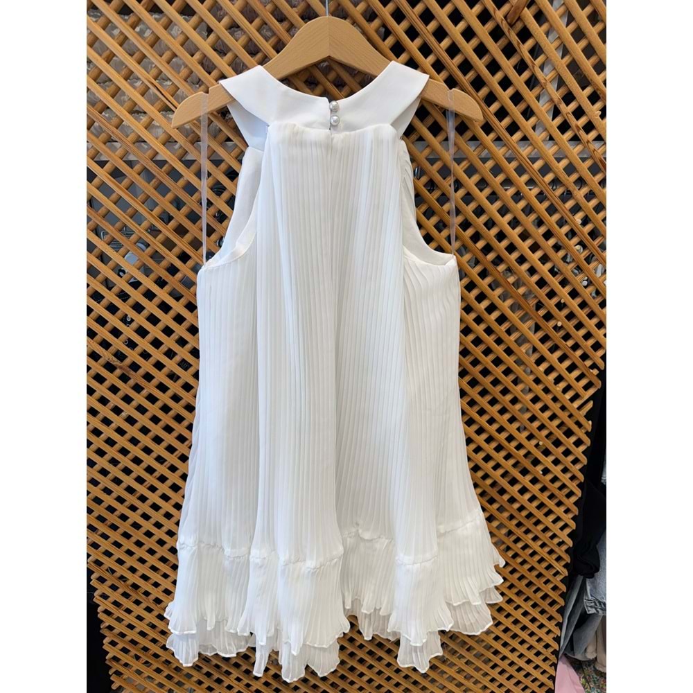 DSL0515 ÇOCUK PİLELİ ŞİFON UÇUŞ UÇUŞ ELBİSE