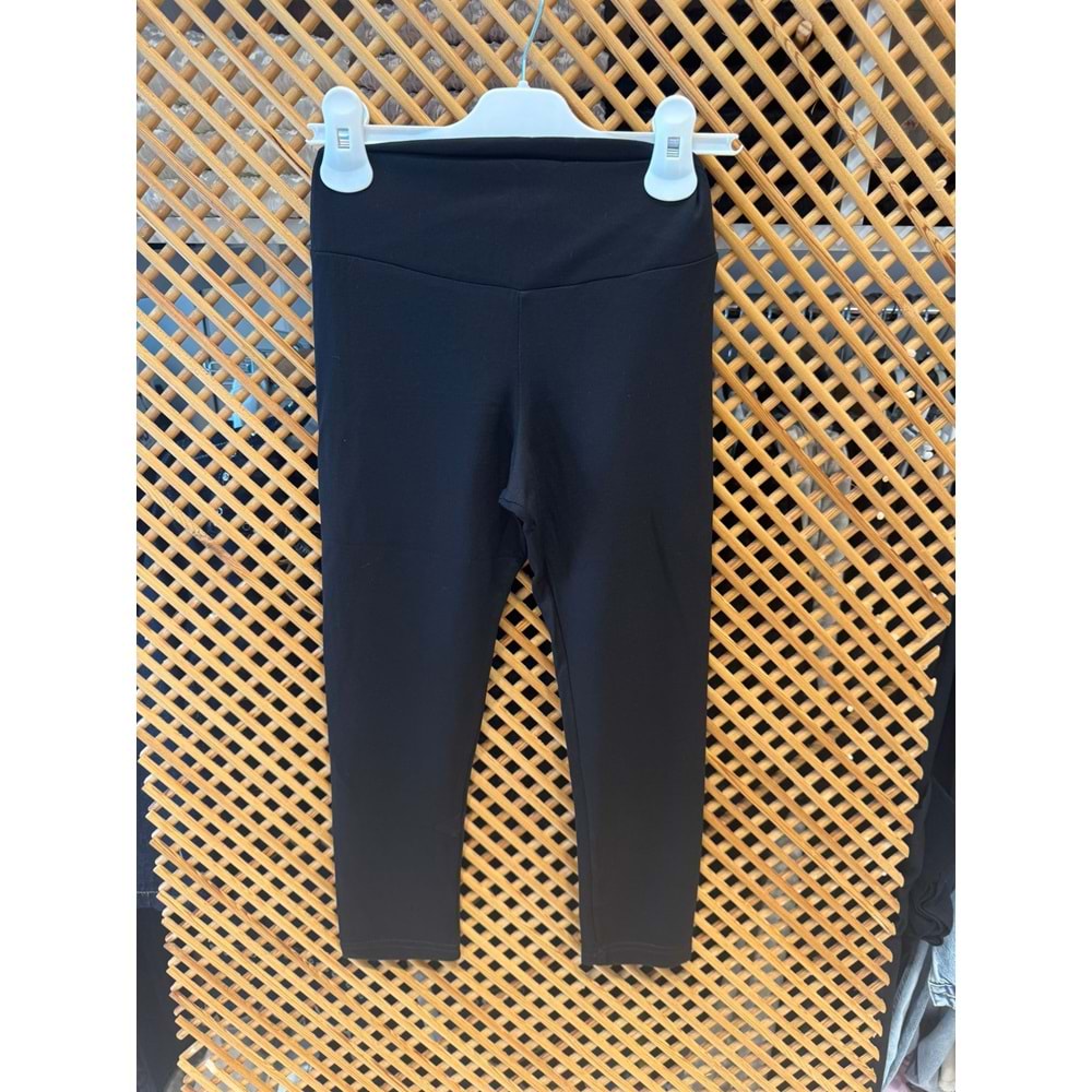 2314 ÇOCUK PAMUK PENYE LİKRALI YÜKSEK BEL TAYT