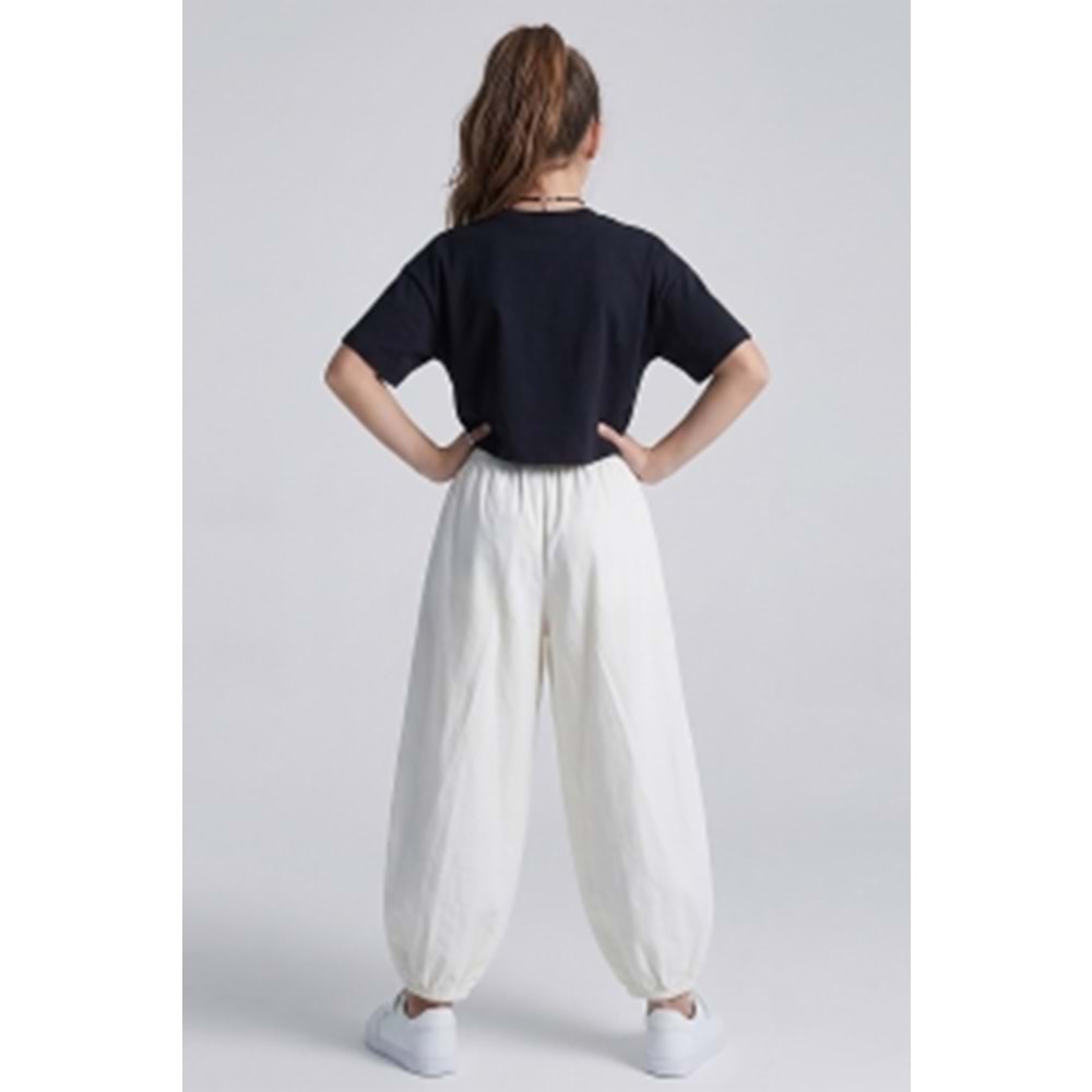 9978 ÇOCUK BELİ LASTİKLİ BLOOMER PANTOLON
