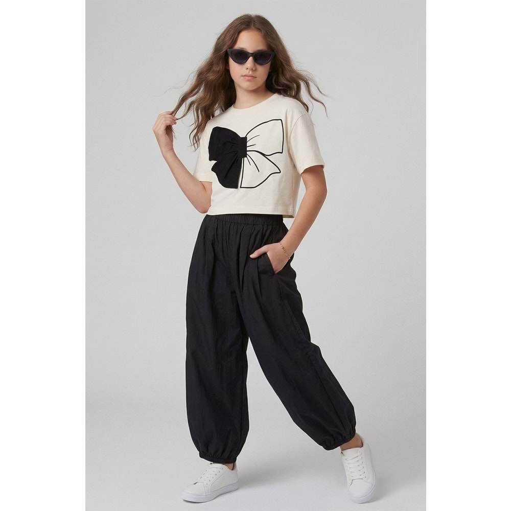 9978 ÇOCUK BELİ LASTİKLİ BLOOMER PANTOLON