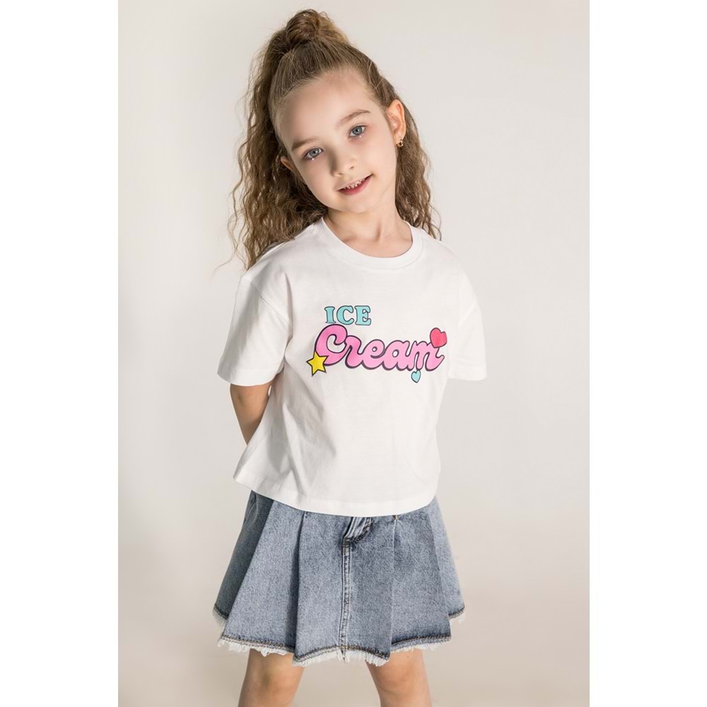 0422 ÇOCUK ÖN-ARKA BASKILI TİŞÖRT