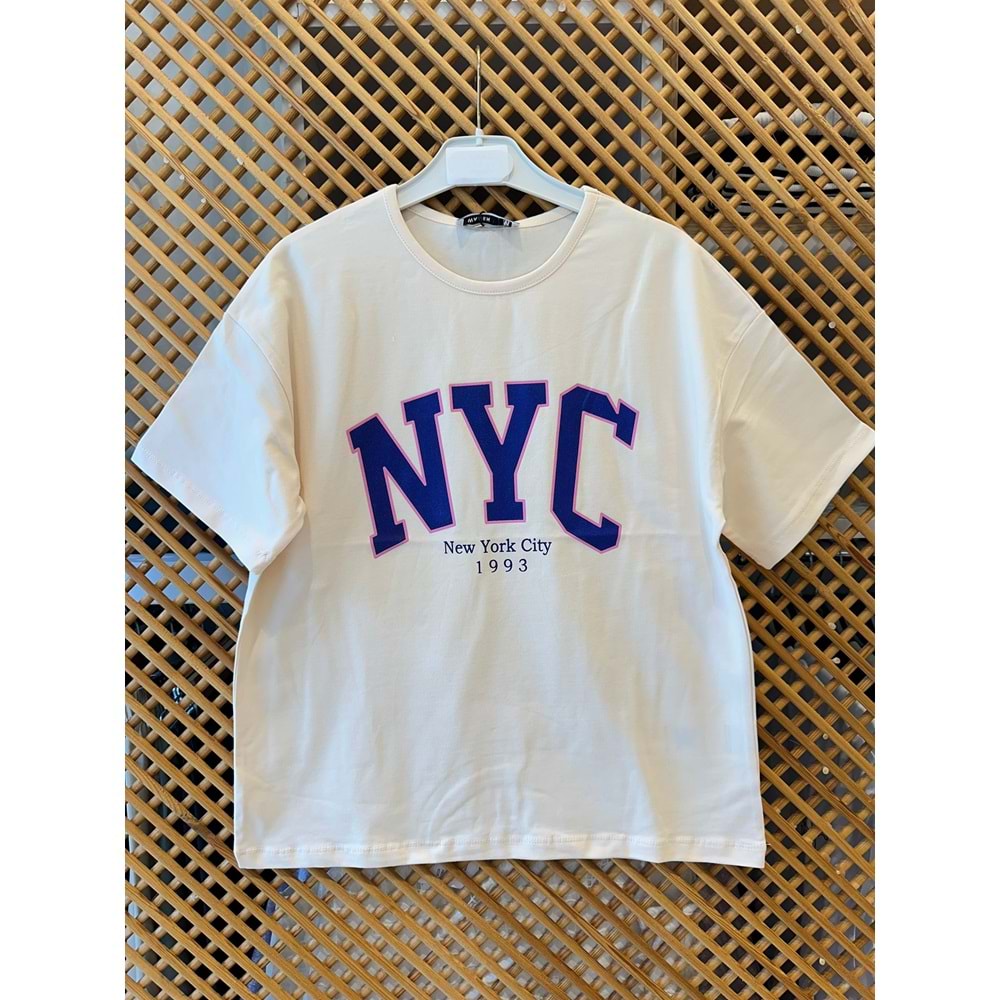 32906 ÇOCUK NYC BASKILI TİŞÖRT