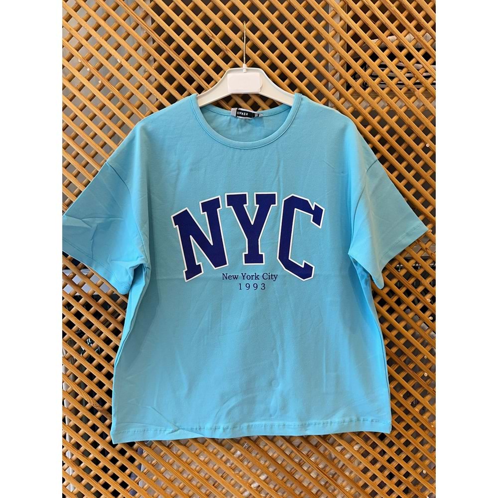 32906 ÇOCUK NYC BASKILI TİŞÖRT