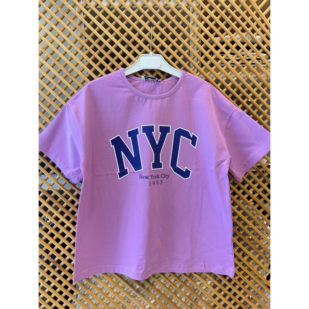 32906 ÇOCUK NYC BASKILI TİŞÖRT