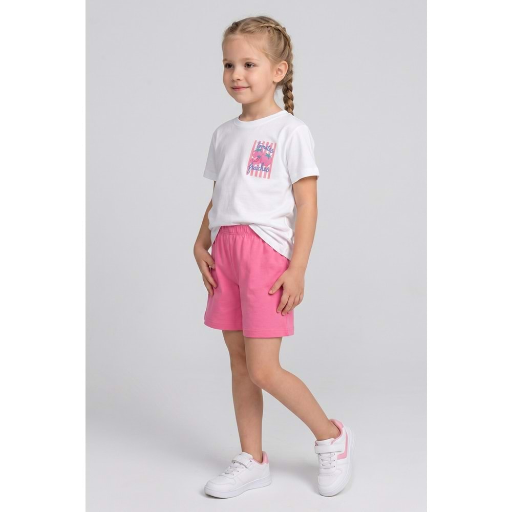 0818 ÇOCUK ÖNÜ VE SIRTI BASKILI ŞORTLU PENYE TAKIM