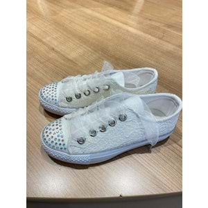 K-1204 ÇOCUK DANTEL TAŞLI SPOR AYAKKABI