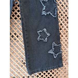 9780 YILDIZLI ÇOCUK KOT PANTOLON