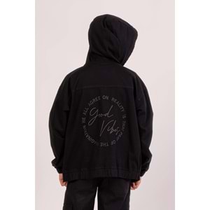 7675 ÇOCUK KAPÜŞONLU CEKET