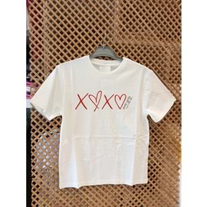 445 ÇOCUK XOXO SIRTI BASKILI TİŞÖRT