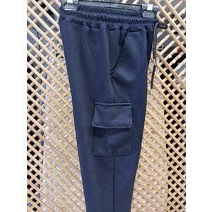 425981 ÇOCUK MODAL PAMUK PENYE ESNEK KUMAŞ KARGO CEPLİ ESOFMAN ALT