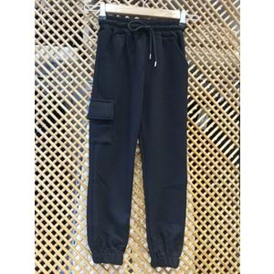 425981 ÇOCUK MODAL PAMUK PENYE ESNEK KUMAŞ KARGO CEPLİ ESOFMAN ALT