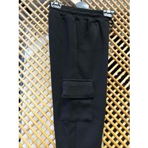 425981 ÇOCUK MODAL PAMUK PENYE ESNEK KUMAŞ KARGO CEPLİ ESOFMAN ALT