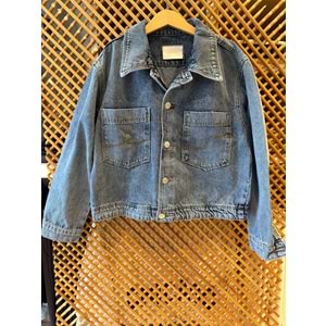 25167 ÇOCUK MEVSİMLİK CEPLİ İNCE KOT CEKET - PD KIDS