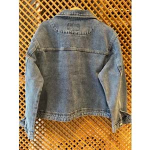 25167 ÇOCUK MEVSİMLİK CEPLİ İNCE KOT CEKET - PD KIDS